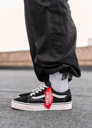 Vans Old Skool Classic Black White (Молочна підошва) 36