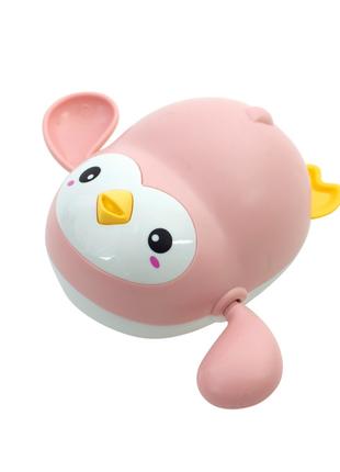 Іграшка для ванни Baby Team Пінгвін рожевий (9042-2)