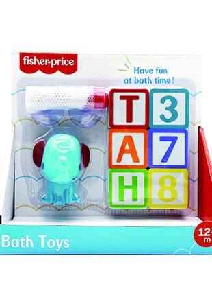 Іграшка для ванни Fisher-Price Слоненя з набором літер та цифр...