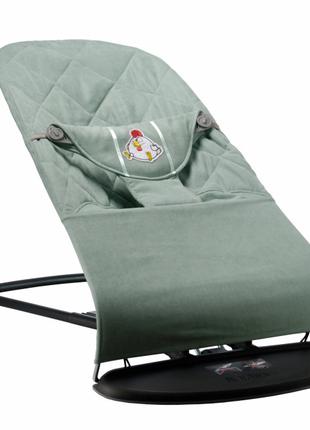 Шезлонг-гойдалка BABY Balance Soft SBT Group Бірюзовий (BBS-01...