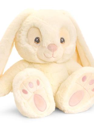 М'яка іграшка Keel Toys Кроленя-латки на п'ятках біле 30 см (S...
