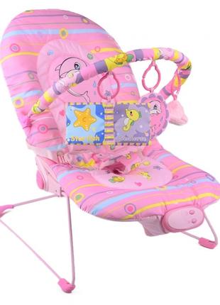 Крісло-гойдалка Na-Na 600х550х550mm Рожевий
