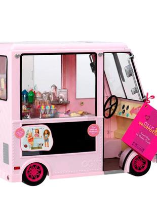 Транспорт для ляльок Our Generation Фургон з морозивом рожевий...