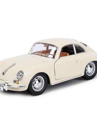 Автомодель Bburago Porsche 356B 1961 слонова кістка 1:24 (18-2...