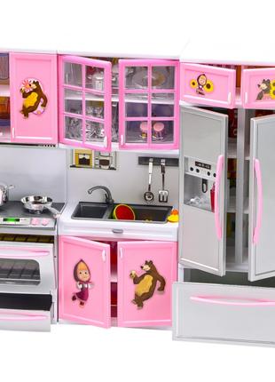 Набір для ляльки Na-Na Кухня Маша та Ведмідь Рожевий T51-015