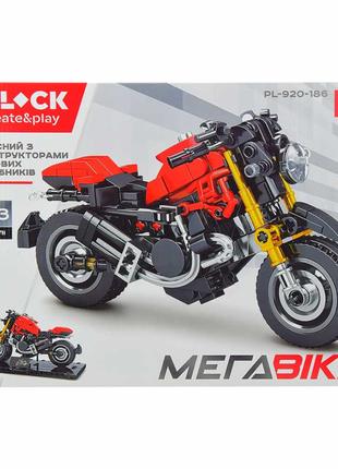 Конструктор IBLOCK Мега Bike Мотоцикл Ducati Monster червоний ...