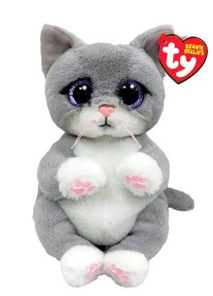 М'яка іграшка TY Beanie Bellies Сіре кошеня Morgan (41055)