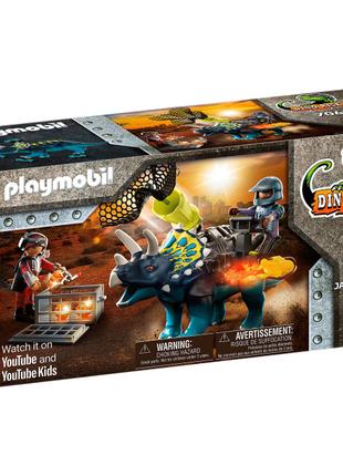 Конструктор Playmobil Dino rise Трицератопс: Битва Легендарних...