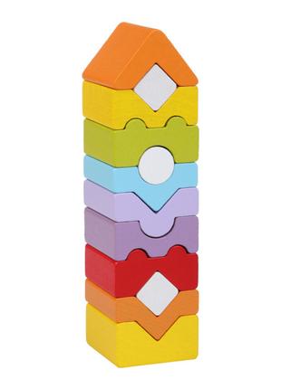 Пірамідка Cubika Вежа LD-11 12 деталей (14996)