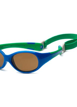 Сонцезахисні окуляри Koolsun Flex синьо-зелені до 6 років (KS-...