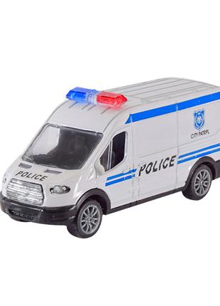 Автомодель Автопром Police біла з блакитною вставкою (AP7424/3)