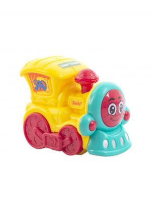Іграшка Baby Team Транспорт потяг жовтий (8620-5)