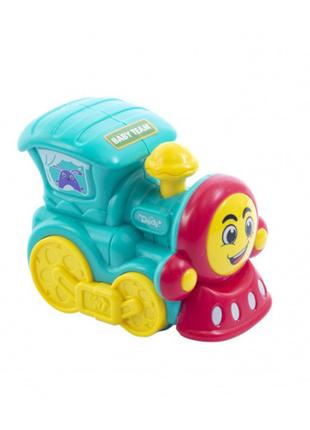 Іграшка Baby Team Транспорт потяг бірюзовий (8620-4)