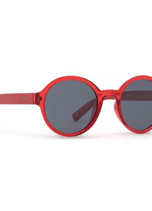 Сонцезахисні окуляри INVU Круглі червоні (2910C_K)