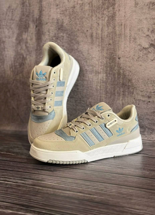 Чоловічі кросівки Adidas Forum Low Grey Light Blue