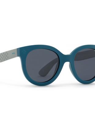 Сонцезахисні окуляри INVU Темно-бірюзові панто (2913B_K)