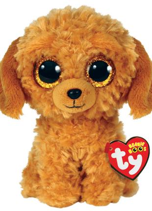 М'яка іграшка TY Beanie Boos Золотий пес Noodles 15 см (36377)