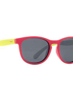 Сонцезахисні окуляри для дітей INVU Панто червоно-жовті (K2518H)