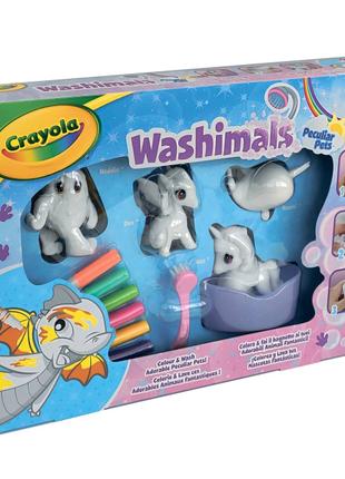Набір для творчості Crayola Washimals Казкові тварини з ванною...