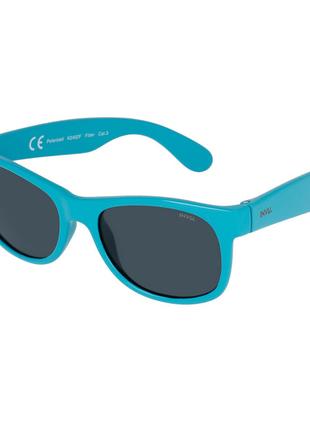 Сонцезахисні окуляри INVU Kids Прямокутні бірюзові (K2402F)