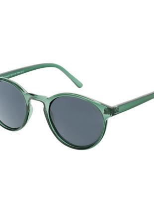 Сонцезахисні окуляри INVU Kids Зелено-прозорі панто (K2115B)