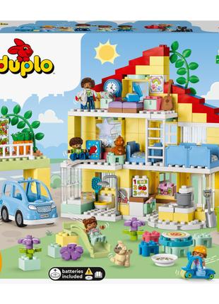 Конструктор LEGO DUPLO Сімейний будинок 3 в 1 (10994)