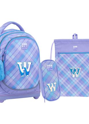 Набір Kite Wonder рюкзак, пенал, сумка W check (SET_WK22-724S-1)