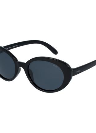Сонцезахисні окуляри INVU Kids Овальні чорні (K2012A)