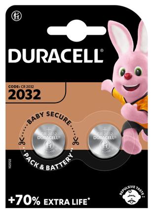 Батарейки Duracell Specialty DL2032 лужні 2 штуки (5000394054967)