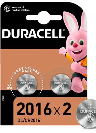 ​Батарейки літієві Duracell монетного типу 2016 (5000394045736)