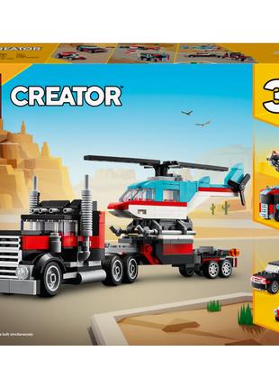 Конструктор LEGO Creator Бортова вантажівка з гелікоптером (31...
