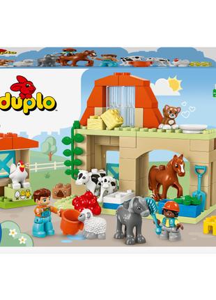 Конструктор LEGO DUPLO Town Догляд за тваринами на фермі (10416)