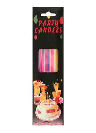 Свічки Party Party House асорті 24 шт (6932673593135)