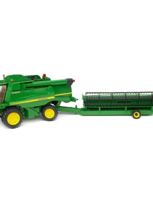 Машинка Bruder Комбайн зернозбиральний John Deere T670i 1:16 (...