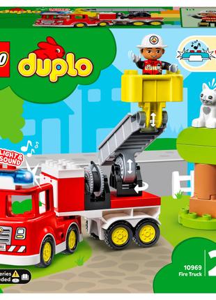 Конструктор LEGO DUPLO Реск'ю Пожежна машина (10969)