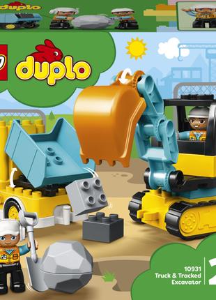 Конструктор LEGO DUPLO Вантажівка та гусеничний екскаватор (10...