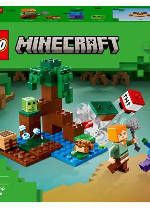 Конструктор LEGO Minecraft Пригоди на болоті (21240)