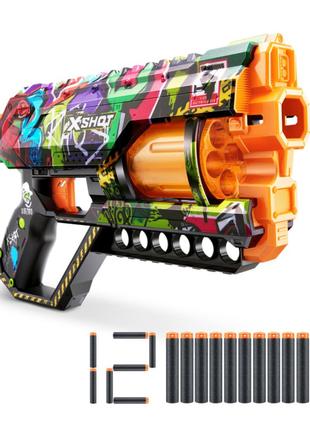 Швидкострільний бластер X-Shot Skins Griefer Graffiti (36561G)