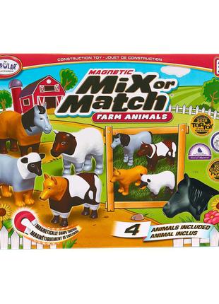 Магнітний конструктор Popular Playthings Фермерські тварини 16...