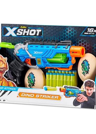Швидкострільний бластер X-Shot Dino Striker New (4860R)