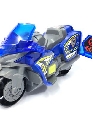 Поліцейський мотоцикл Dickie Toys з висувним знаком (3302031)