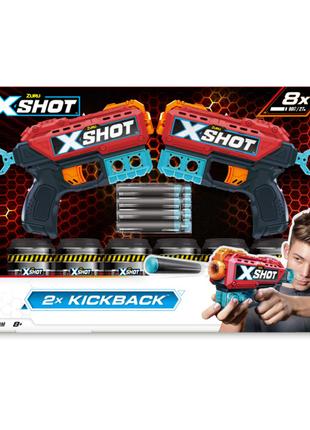 Набір бластерів X-Shot Red Excel Double Kickback (36202R)