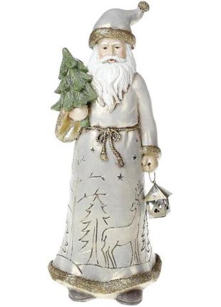 Статуетка Santa із ялинкою 31.5 см, шампань Bona DP43011