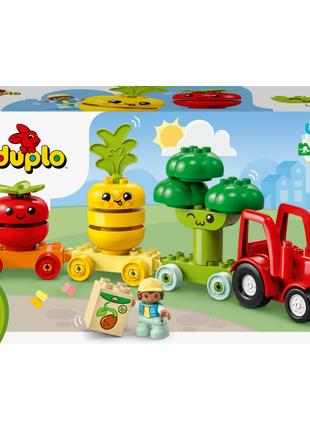 Конструктор LEGO DUPLO Трактор для вирощування фруктів та овоч...