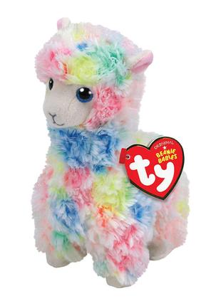 М'яка іграшка TY Beanie babies Лама Лола 15 см різнобарвна (41...