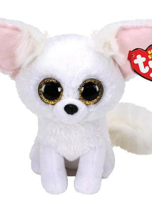 М'яка іграшка TY Beanie boo's Біла лисиця Фенек 15 см (36225)