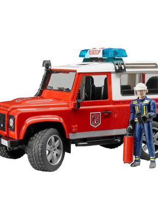 Джип Пожежний Land Rover Defender BRUDER (02596)