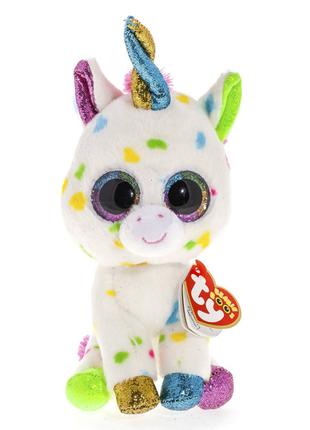 М'яка іграшка TY Beanie Boos Єдиноріг Гармонія 15 см (36898)