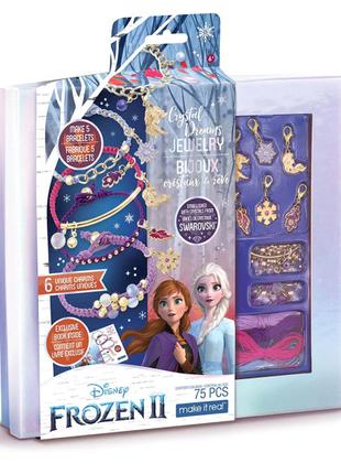 Набір для створення шарм-браслетів Make it Real Frozen 2 з кри...