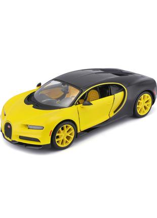 Автомодель Maisto Bugatti Chiron (31514 black/yellow)